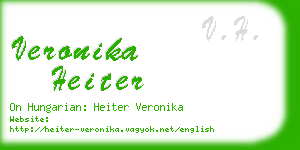 veronika heiter business card